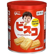 Amazon.co.jp: 江崎グリコ ビスコ 保存缶 30枚 : 食品・飲料・お酒